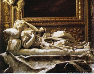 Gian Lorenzo Bernini - Beata Ludovica Albertoni (Roma, San Francesco a Ripa, Cappella Altieri, 16