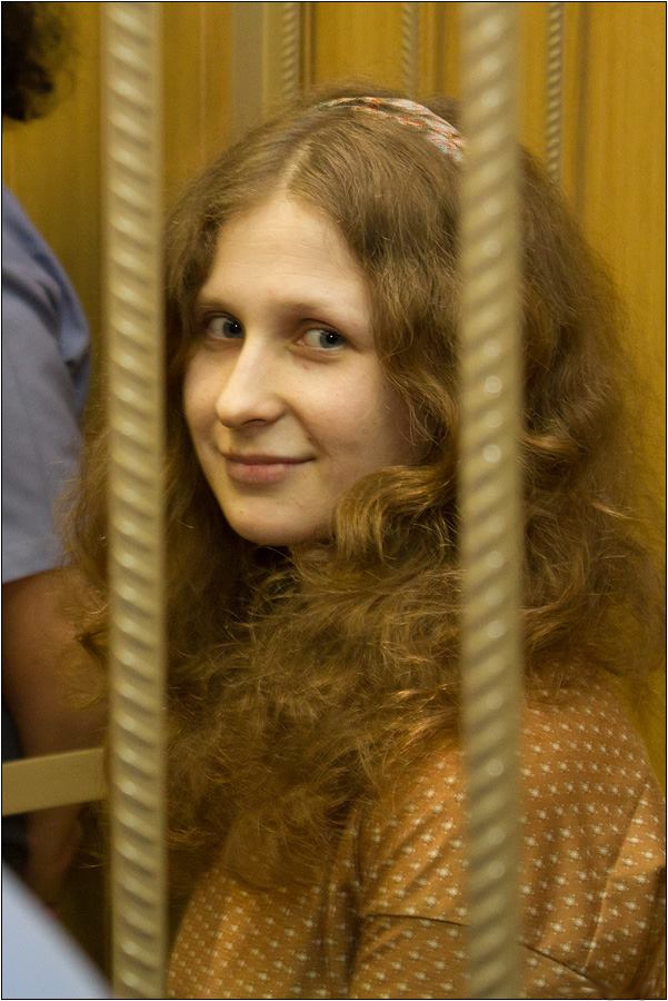 Russia Liberata Maria Alyokhina Componente Delle Pussy Riot