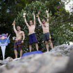 Gary Hunt  (UK) Artem Silchenko (Russia)) and David Colturi (USA)- Podium