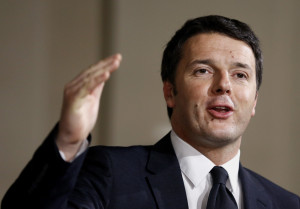 Incoming Italian Prime Minister Matteo Renzi News Conference